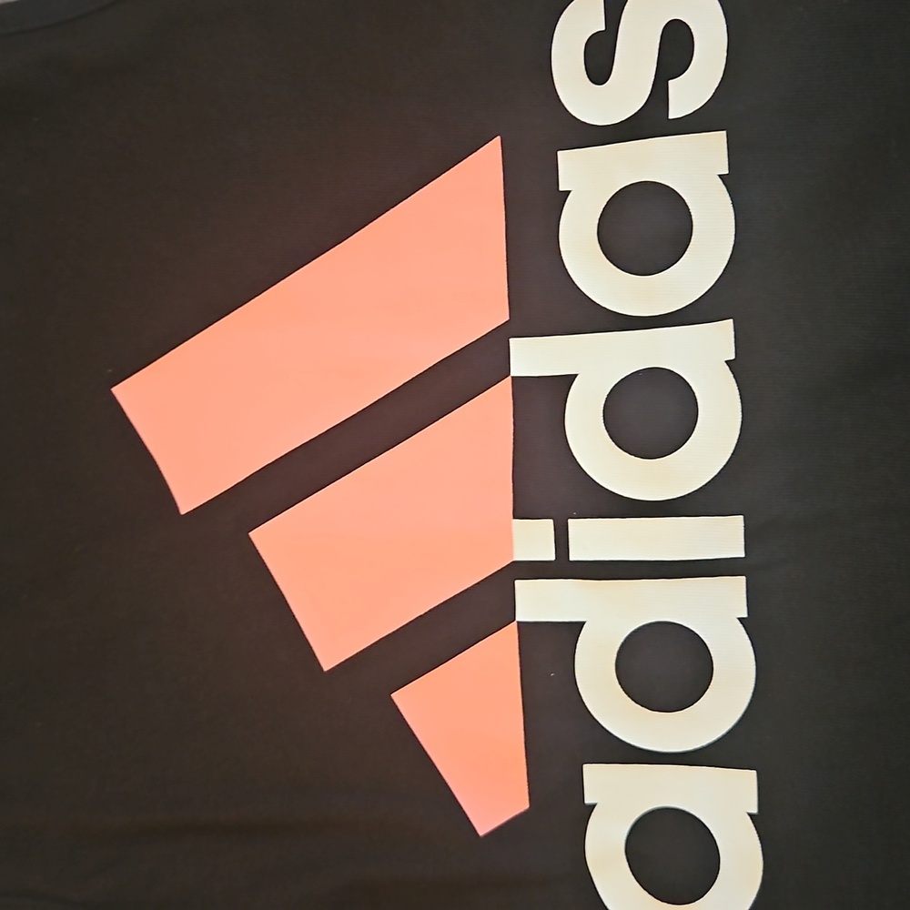 Large (14) Adidas‎ Black and Pink Tank Top - Picture 3 of 3